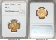 Carol I gold 20 Lei 1890-B AU58 NGC, Bucharest mint, KM20. Two year type. AGW 0.1867 oz. 

HID09801242017

© 2020 Heritage Auctions | All Rights R...
