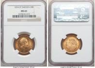 Oscar II gold 20 Kronor 1874-ST MS65 NGC, KM733. Bright luster. AGW 0.2593 oz. 

HID09801242017

© 2020 Heritage Auctions | All Rights Reserved