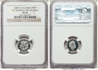 Elizabeth II platinum Proof "St. George & The Dragon" 5 Pounds 2009 PR70 NGC, Commonwealth mint, KM42. Includes COA. APtW 1/10 oz.

HID09801242017
...