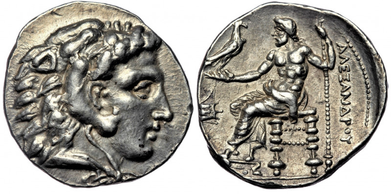 Kingdom of Macedon, Alexander III 'the Great' AR Tetradrachm. Soloi. circa 325-3...