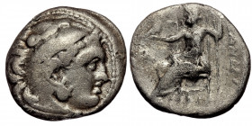KINGS of MACEDON. Alexander III ‘the Great’ (336-323 BC) AR Drachm unknown mint
Head of Herakles to right with lionskin headdress 
Rev: ΑΛΕΞΑΝΔΡΟΥ - Z...