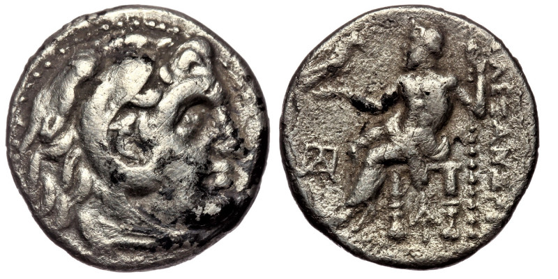 KINGS of MACEDON. Alexander III ‘the Great’ (336-323 BC) AR Drachm
3.76 gr/ 17 m...