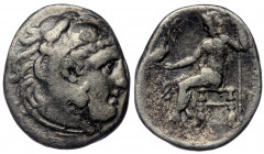 KINGS of MACEDON. Alexander III 'the Great'. 336-323 BC. AR Drachm 
3.86 gr. 17 mm