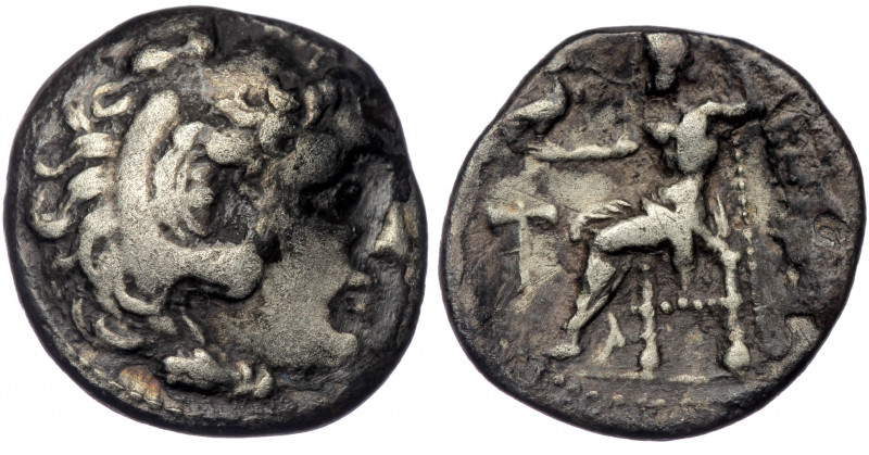 KINGS of MACEDON. Alexander III 'the Great'. 336-323 BC. AR Drachm 
3.96 gr. 18 ...