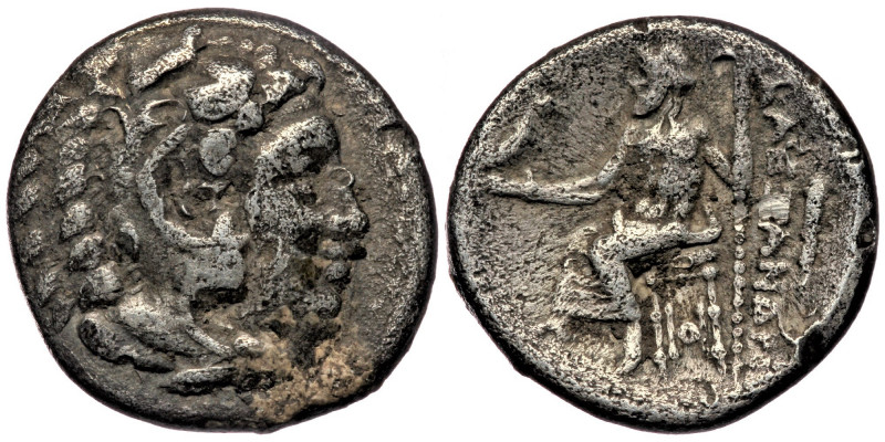 Macedonian Kingdom. Alexander III 'the Great' (336-323 BC) AR drachm, Sardes, li...