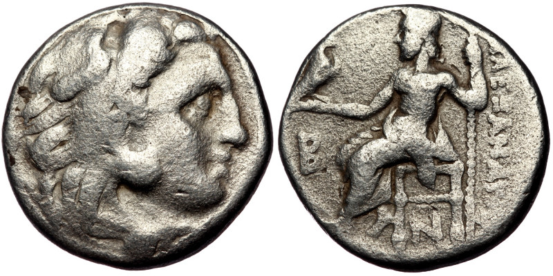 MACEDONIAN KINGDOM. Alexander III the Great (336-323 BC). AR drachm 
Early posth...
