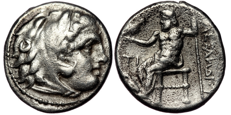 MACEDONIAN KINGDOM. Philip III Arrhidaeus (323-317 BC). AR Drachm Sardes, ca. 32...