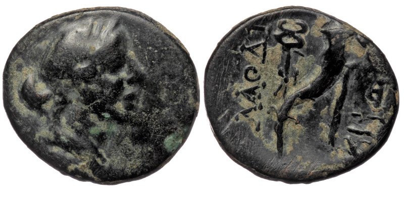 PHRYGIA. Laodikeia ad Lycum 133 BC. AE21 
Laureate, draped bust of Laodice or Ap...