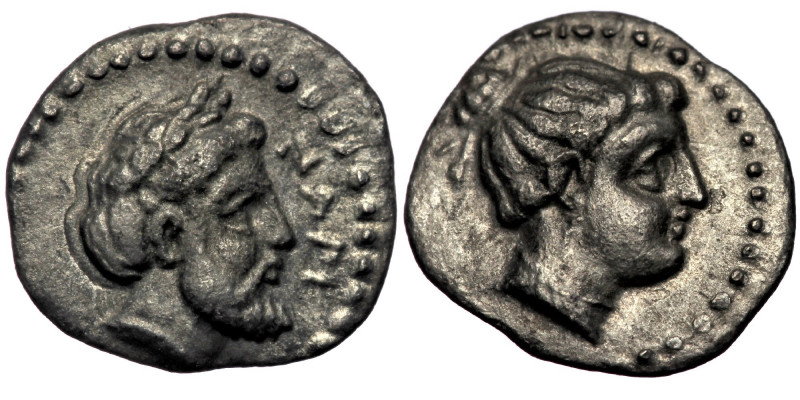 CILICIA. Nagidos (4th century BC) AR Obol 
Head of Aphrodite to right 
Rev: ΝΑΓΙ...