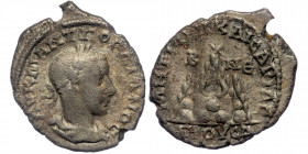 CAPPADOCIA. Caesarea-Eusebeia. Gordian III (238-244) Dated RY 4=AD 240-241
AR Drachm
AV K M ANT ΓOΡΔIANOC - laureate, draped, and cuirassed bust right...