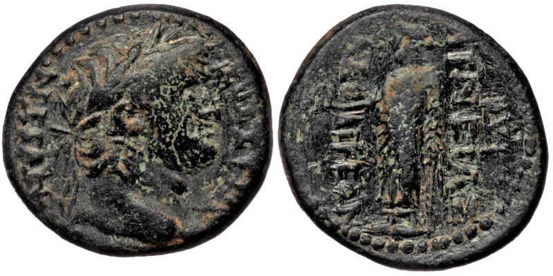 Phrygia, Laodicea ad Lycum. Nero (54-68) AE19
NEPON ΣEBAΣTOΣ - laureate head of ...