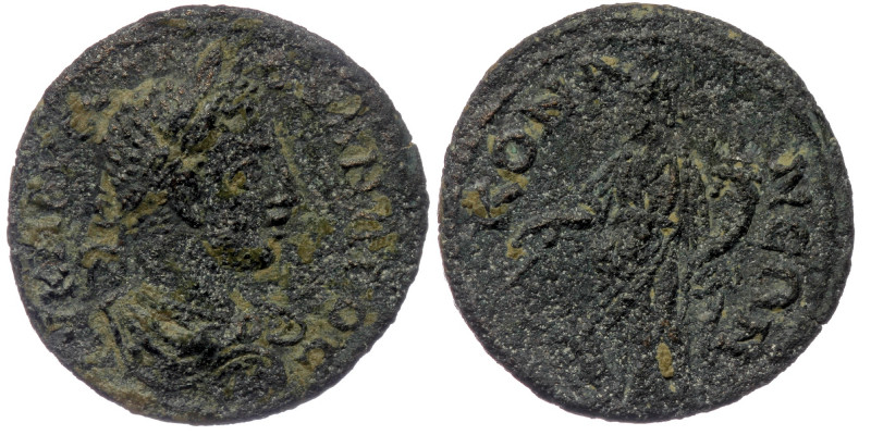 PISIDIA. Conana. Severus Alexander (222-235), AE
AV K M AV CЄ AΛЄΞANΔPOC - Laure...