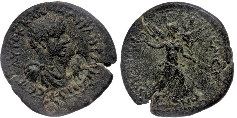 CILICIA, Diokaisareia, Caracalla (197-217) AE26
Obv: AVTOK KAIC M AVP ANTΩNEINOC...