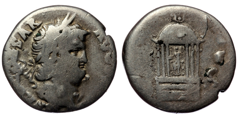 Nero (54-68) AR denarius ca 65-66, 
NERO CAESAR – AVGVSTVS - Laureate head right...