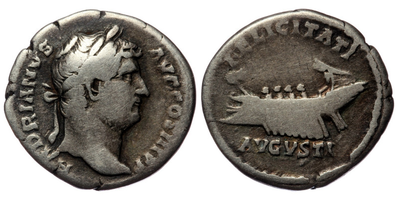 Hadrian (117 – 138) AR Denarius, Rome ca 134-138
HADRIANVS – AVGVSTVS COS III P ...