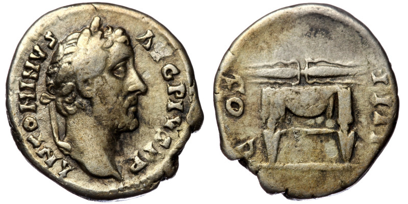 Antoninus Pius (138-161) AR Denarius Rome 145-147 
ΛNTONINVS ΛVG PIVS P P - laur...