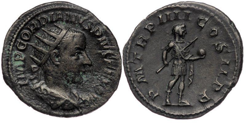 Gordianus III (238-244 AD). AR Antoninianus. Rome. 
 IMP GORDIANVS PIVS FEL AVG,...