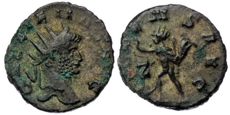 GALLIENUS (253-268) AE/ Bl Antoninianus. Rome.
Obv: GALLIENVS AVG - Radiate bust...