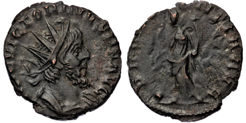 Victorinus (269-271) AE19 Antoninianus, Cologne, early 271. 
IMP C VICTORINVS P ...