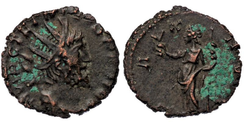 Tetricus I (271-274) AE/BL Antoninianus, Treveri, 272. 
IMP C TETRICVS P F AVG -...