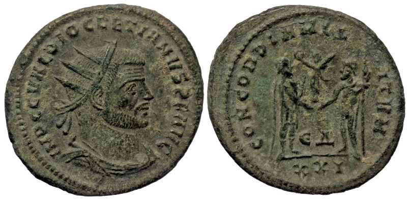 Diocletian (284-305) AE Antioch 
IMP CC VAL DIOCLETIANVS P F AVG - radiate, drap...