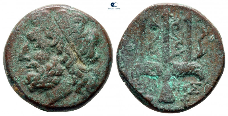 Sicily. Syracuse. Hieron II 275-215 BC. 
Bronze Æ

19 mm, 6,81 g



very ...