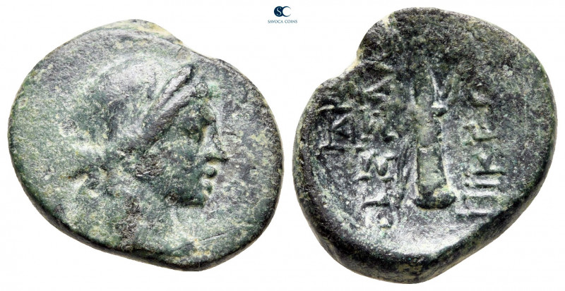 Macedon. Thessalonica circa 187-31 BC. 
Bronze Æ

19 mm, 4,45 g



nearly...