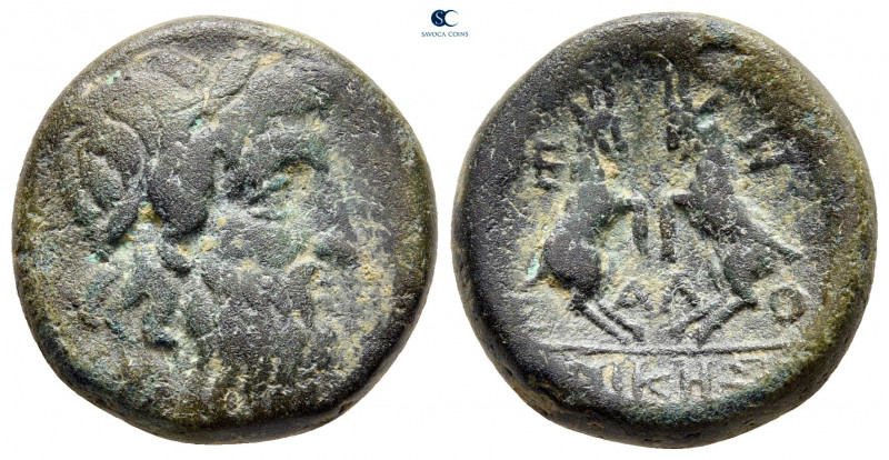 Macedon. Thessalonica circa 187-31 BC. 
Bronze Æ

17 mm, 8,48 g



nearly...
