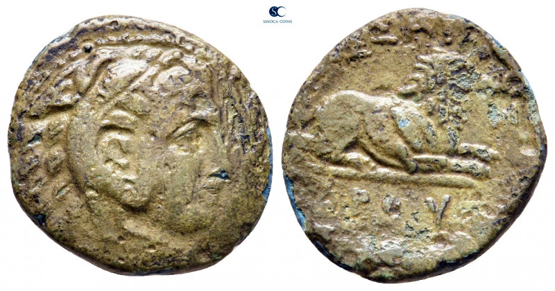 Kings of Macedon. Uncertain mint. Kassander 306-297 BC. 
Bronze Æ

17 mm, 3,0...