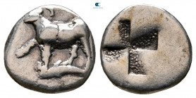 Thrace. Byzantion circa 340-320 BC. Half Siglos AR
