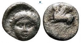Akarnania. Anaktorion circa 380-320 BC. Trihemiobol AR
