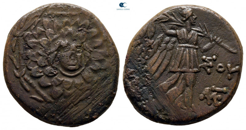 Pontos. Amisos. Time of Mithradates VI Eupator circa 120-63 BC.
Bronze Æ

21 ...
