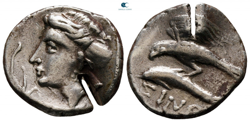 Paphlagonia. Sinope circa 350-300 BC. 
Siglos-Drachm AR

20 mm, 5,78 g


...