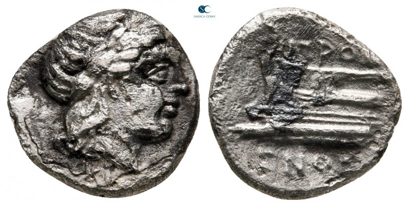 Bithynia. Kios circa 350-300 BC. 
Hemidrachm AR

12 mm, 2,17 g



very fi...