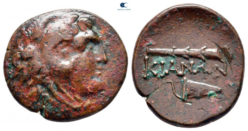 Bithynia. Kios circa 270-240 BC. 
Bronze Æ

19 mm, 5,49 g



very fine