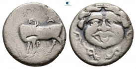 Mysia. Parion circa 400-300 BC. Hemidrachm AR