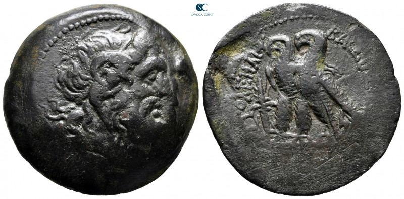 Ptolemaic Kingdom of Egypt. Uncertain mint in Cyprus. Kleopatra III and Ptolemy ...