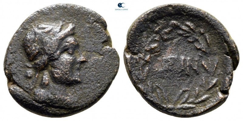 Pisidia. Isinda. Pseudo-autonomous issue AD 138-192. 
Bronze Æ

17 mm, 2,68 g...