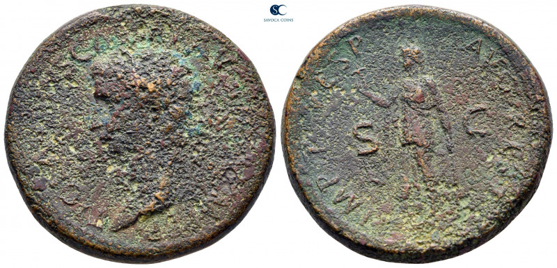 Claudius AD 41-54. struck under Titus. Rome
Sestertius Æ

34 mm, 27,76 g

...