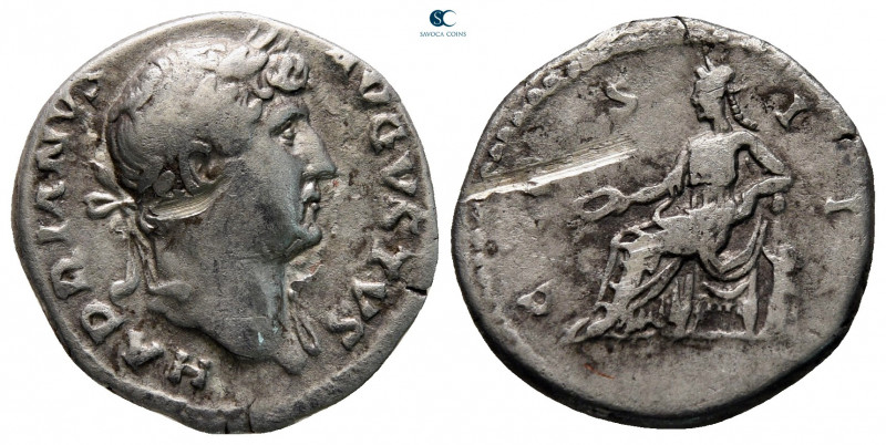 Hadrian AD 117-138. Rome
Denarius AR

18 mm, 3,23 g



nearly very fine, ...