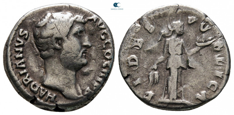 Hadrian AD 117-138. Rome
Denarius AR

17 mm, 3,13 g



nearly very fine
