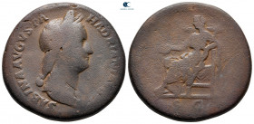 Sabina. Augusta AD 128-137. Rome. Sestertius Æ
