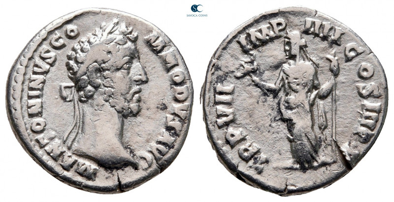 Commodus AD 180-192. Rome
Denarius AR

16 mm, 2,67 g



very fine