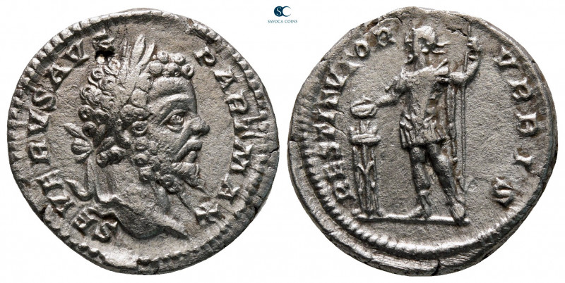 Septimius Severus AD 193-211. Rome
Denarius AR

19 mm, 2,86 g



very fin...