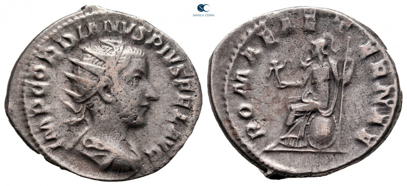 Gordian III AD 238-244. Rome
Antoninianus AR

22 mm, 4,88 g



very fine