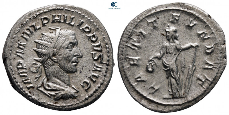 Philip I Arab AD 244-249. Rome
Antoninianus AR

24 mm, 4,10 g



very fin...