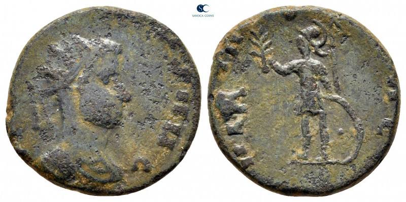 Claudius II (Gothicus) AD 268-270. Siscia (?)
Antoninianus Æ

17 mm, 4,11 g
...