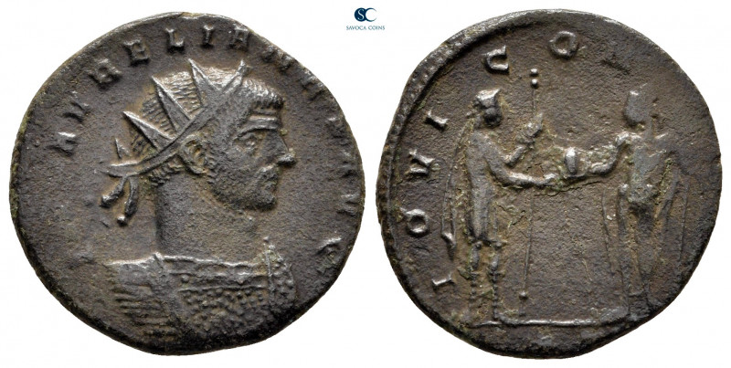 Aurelian AD 270-275. Siscia
Antoninianus Æ

18 mm, 2,94 g



very fine