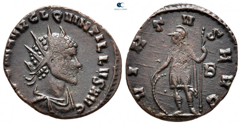 Quintillus AD 270. Rome
Antoninianus Æ

18 mm, 2,42 g



very fine