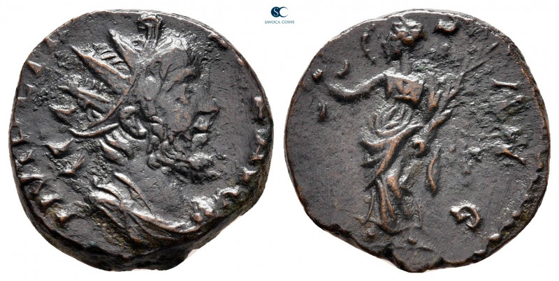 Tetricus I AD 271-274. Gallic mint
Antoninianus Æ

15 mm, 2,75 g



very ...